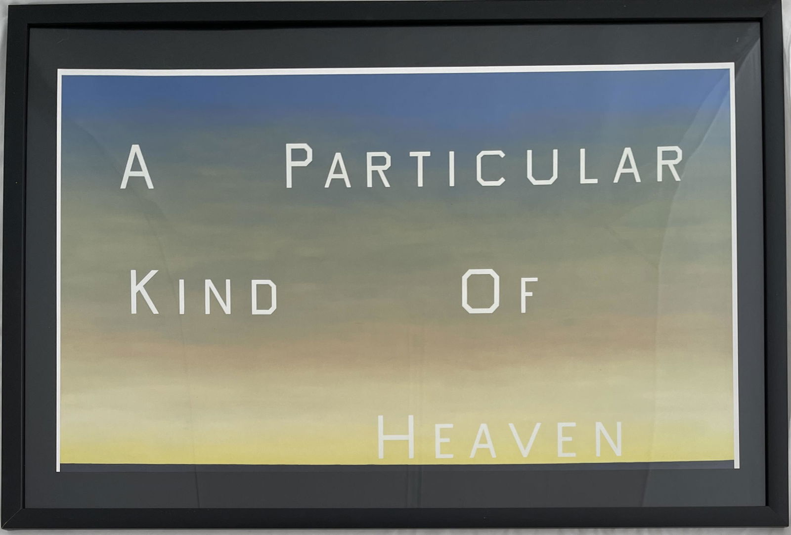 Ed Ruscha - A Patricular Kind of Heaven, 1983 - Hand Signed (1 of 7)