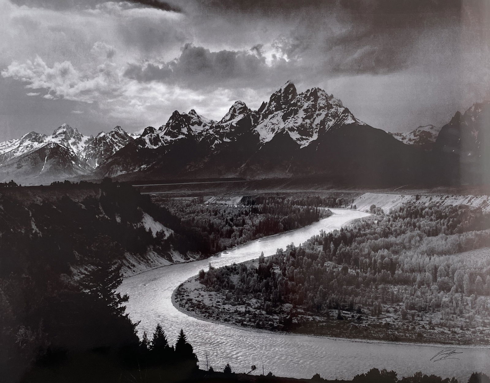 Ansel Adams - The Tetons and the Snake River, 1942 - Offset Lithograph (1 of 7)