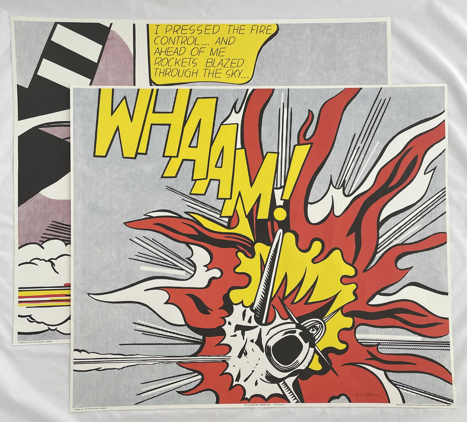 Roy Lichtenstein - Whaam!, Diptych - Signed (1 of 19)