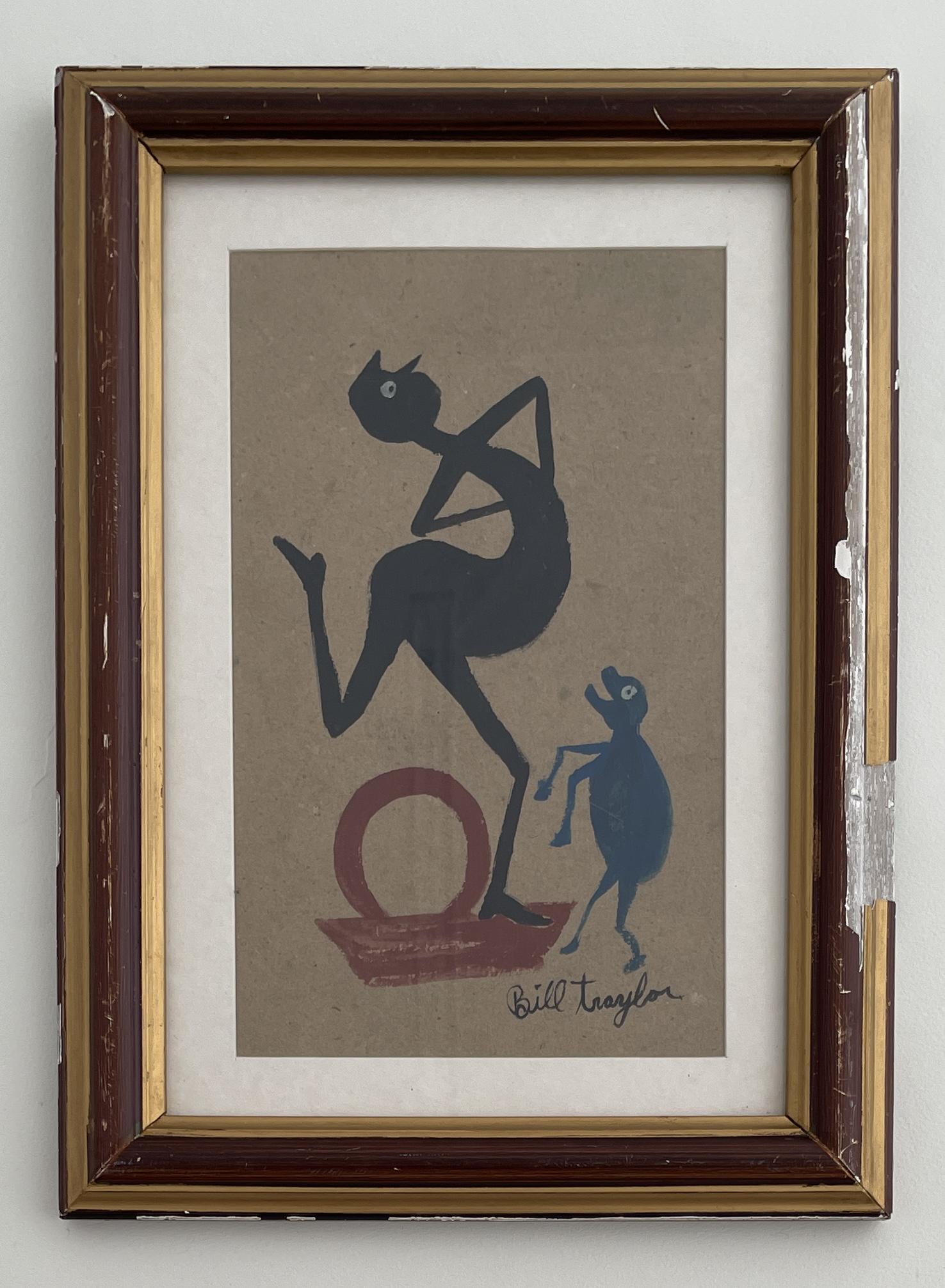 Bill Traylor - Drawing on Board, Undated (1 of 5)