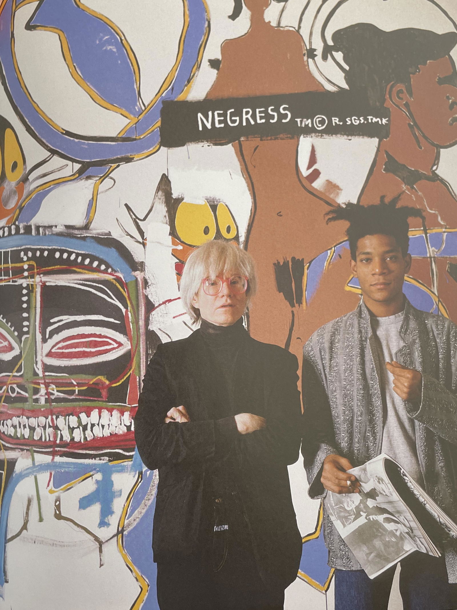 Jean-Michel Basquiat - Andy Warhol and Basquiat, 1985 (1 of 1)