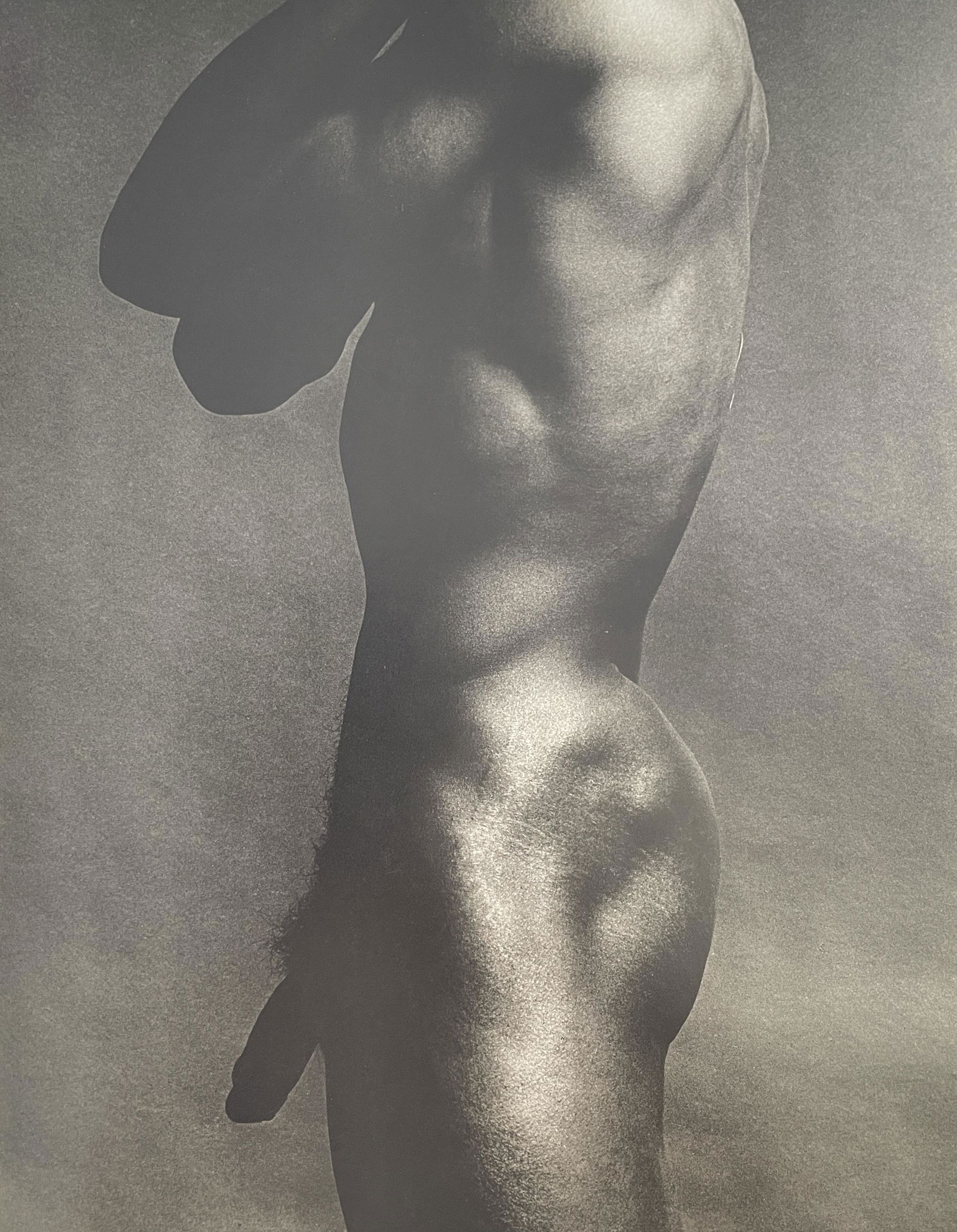 Ken Haak - Male Nude, 1986: KEN HAAK (1923-1991) Male Nude, 1986 Print in Colors 10" x 13 1/4" Ken Haak became a self-taught explorer in fashion photography who played light and shadow against skin and fabric to not simply drama