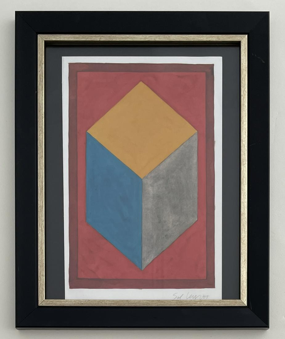 Sol LeWitt - Untitled, Hand Signed (1 of 6)