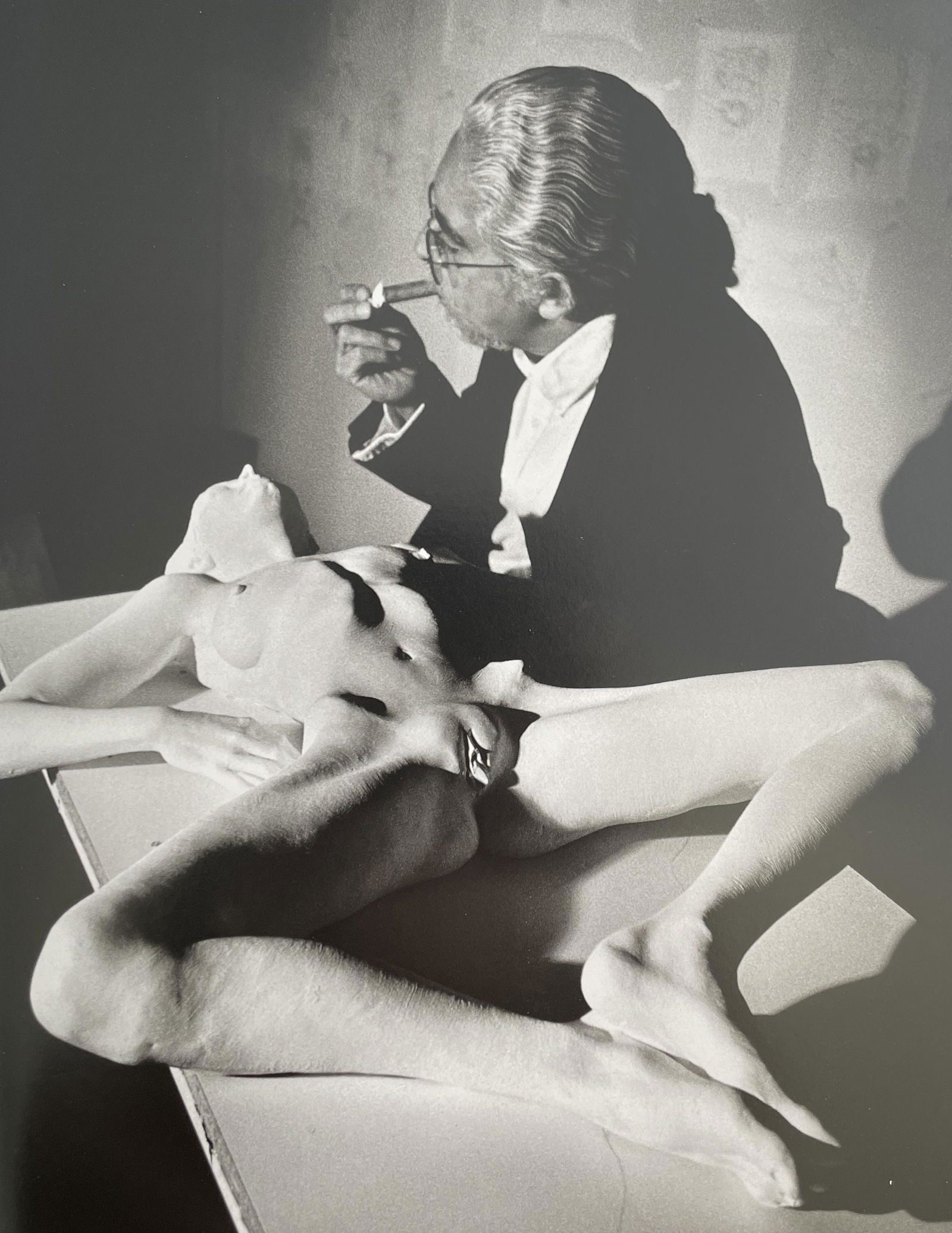 Helmut Newton - Robert Graham in his Studio, 1997: HELMUT NEWTON (1920-2004) Robert Graham in his Studio, Venice, California, 1997 Print in Colors 9 3/4" x 12 1/2" Helmut Newton was a German high-fashion photographer whose subversive approach to subje