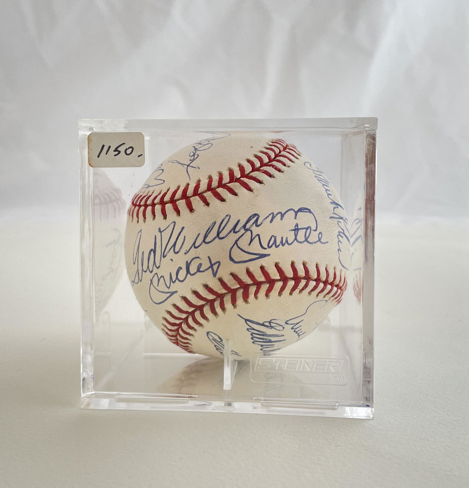 Ted Williams, Mickey Mantle, Etc. - Signed Baseball (1 of 10)