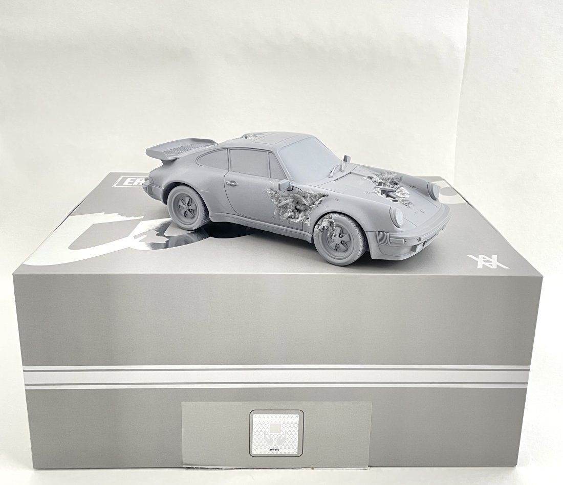 Daniel Arsham Eroded 911 Turbo, Porsche Figure (edition Of 500)