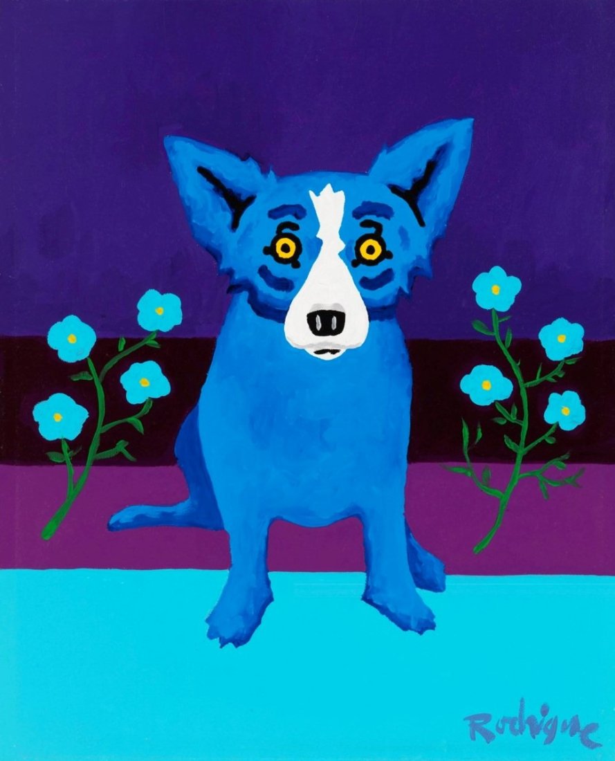 George Rodrigue - Acrylic on Linen, Dated 2000 (1 of 5)