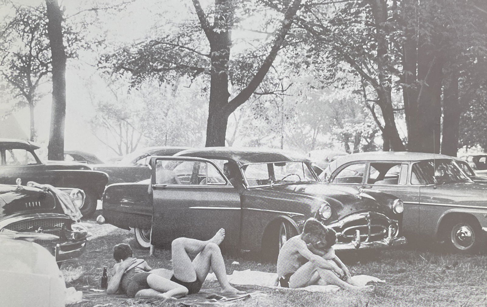 Robert Frank - Public Park - Ann Arbor, Michigan: ROBERT FRANK (1924-2019) Title - Public Park - Ann Arbor, Michigan Type of Print - Print in Colors, Printed in the 1960s Estimated Image Size - 5" x 7 3/4" Robert Frank is a Swiss-born American filmma