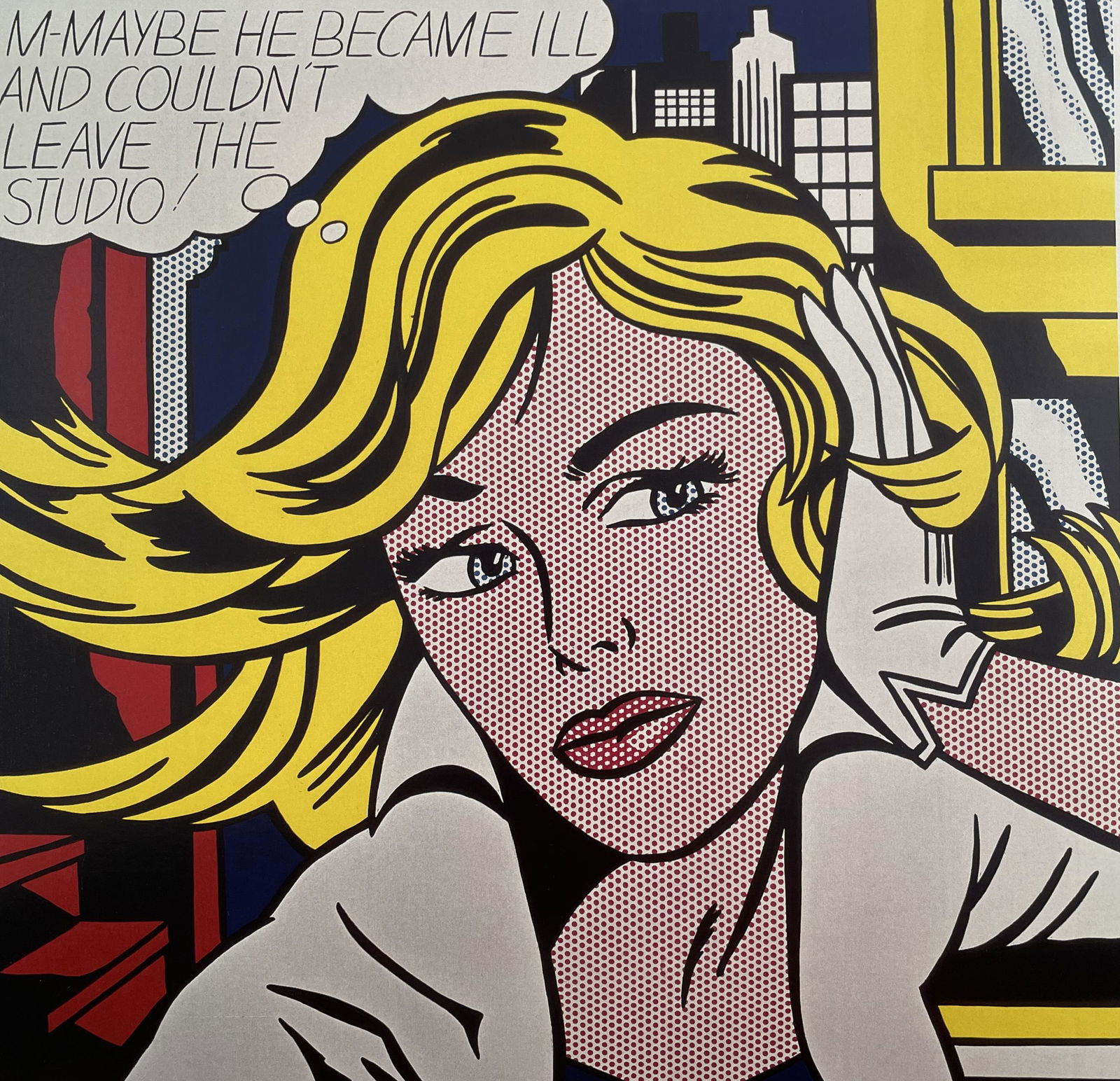 Roy Lichtenstein - M-Maybe a Girl's Picture, 1965 - Offset Lithograph (1 of 4)