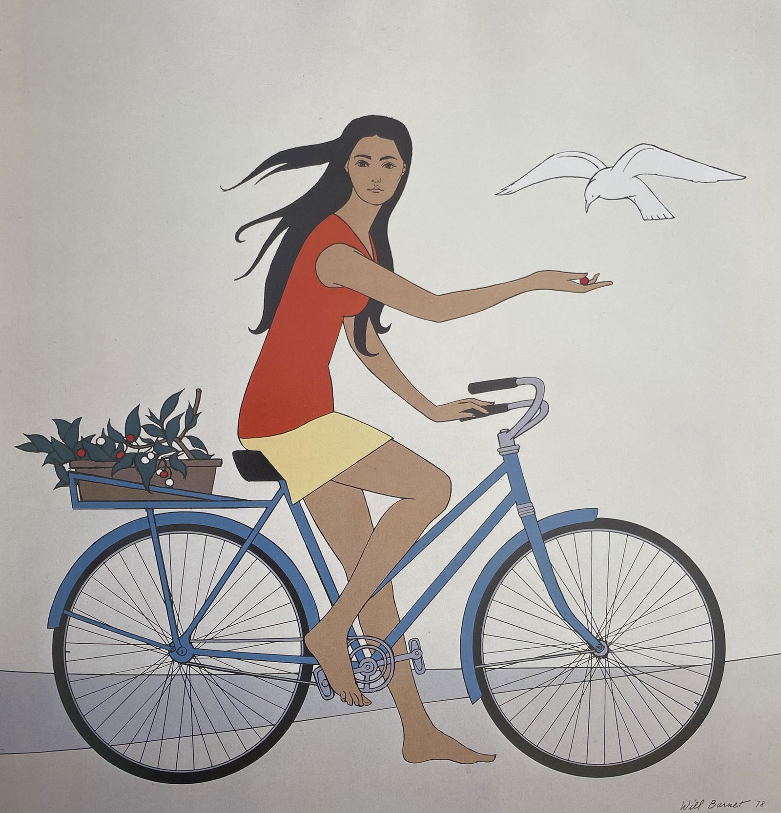 Will Barnet - The Blue Bicycle, 1979 (1 of 1)