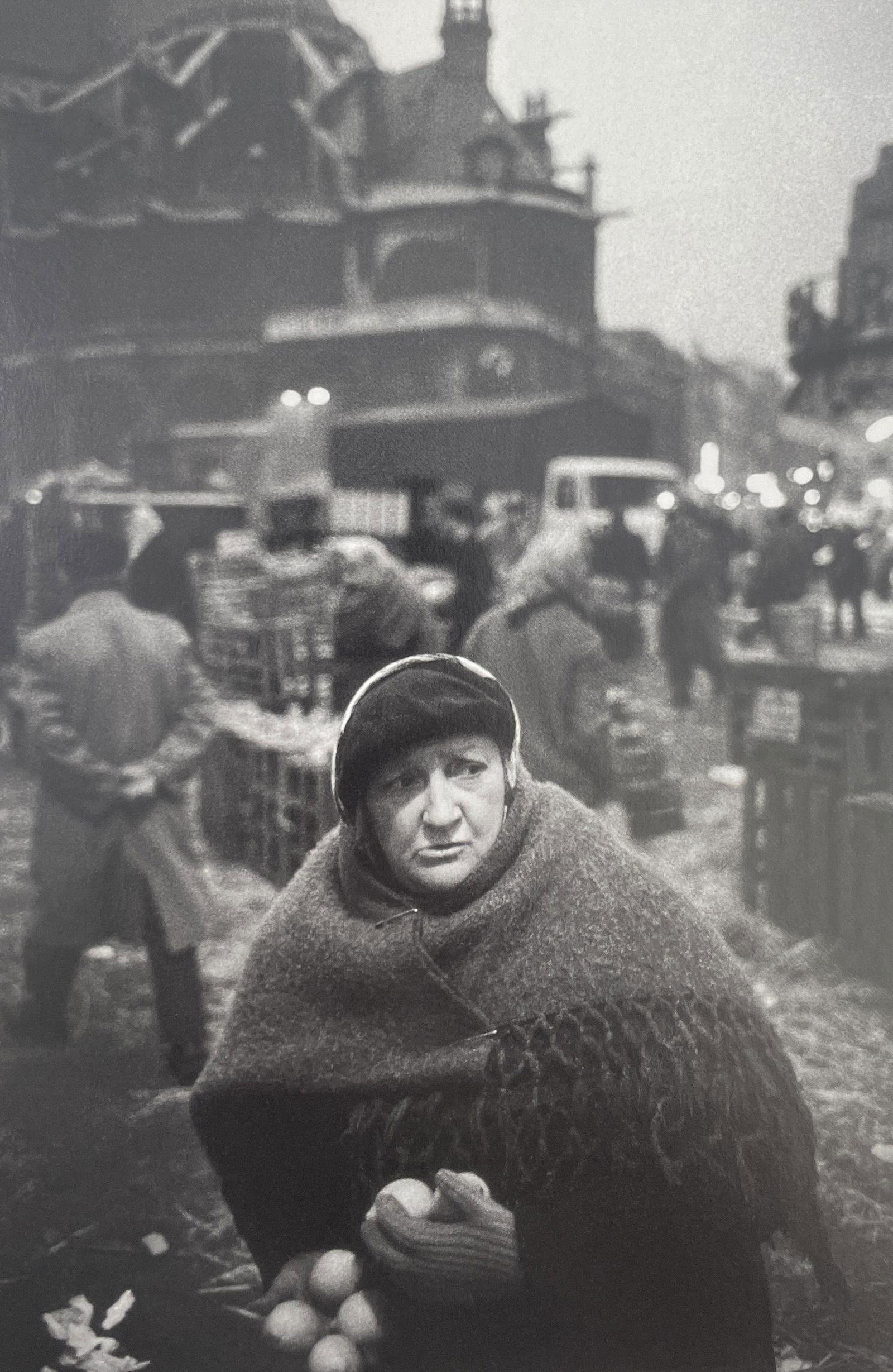 Bruce Davidson - Winter in Paris, 1962: BRUCE DAVIDSON (B.1933) Title - Winter in Paris, 1962 Type of Print - Print in Colors Estimated Image Size - 6" x 9" Bruce Davidson is an American photographer known for capturing images of communitie