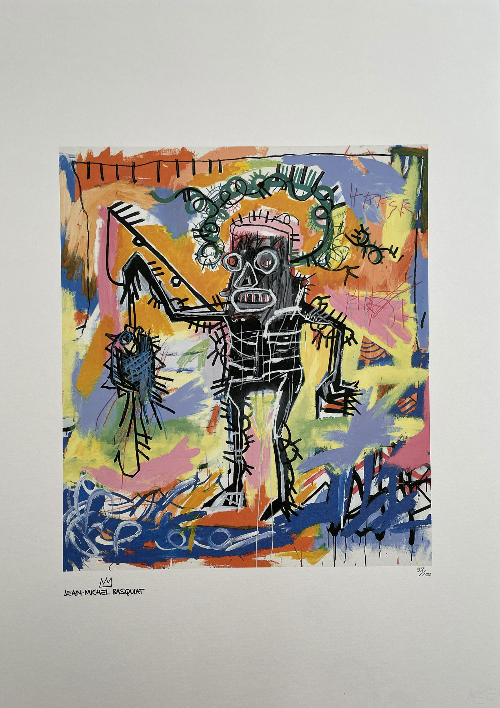 Jean Michel Basquiat - Untitled, 1981 - Limited Edition, Lithograph (1 of 11)