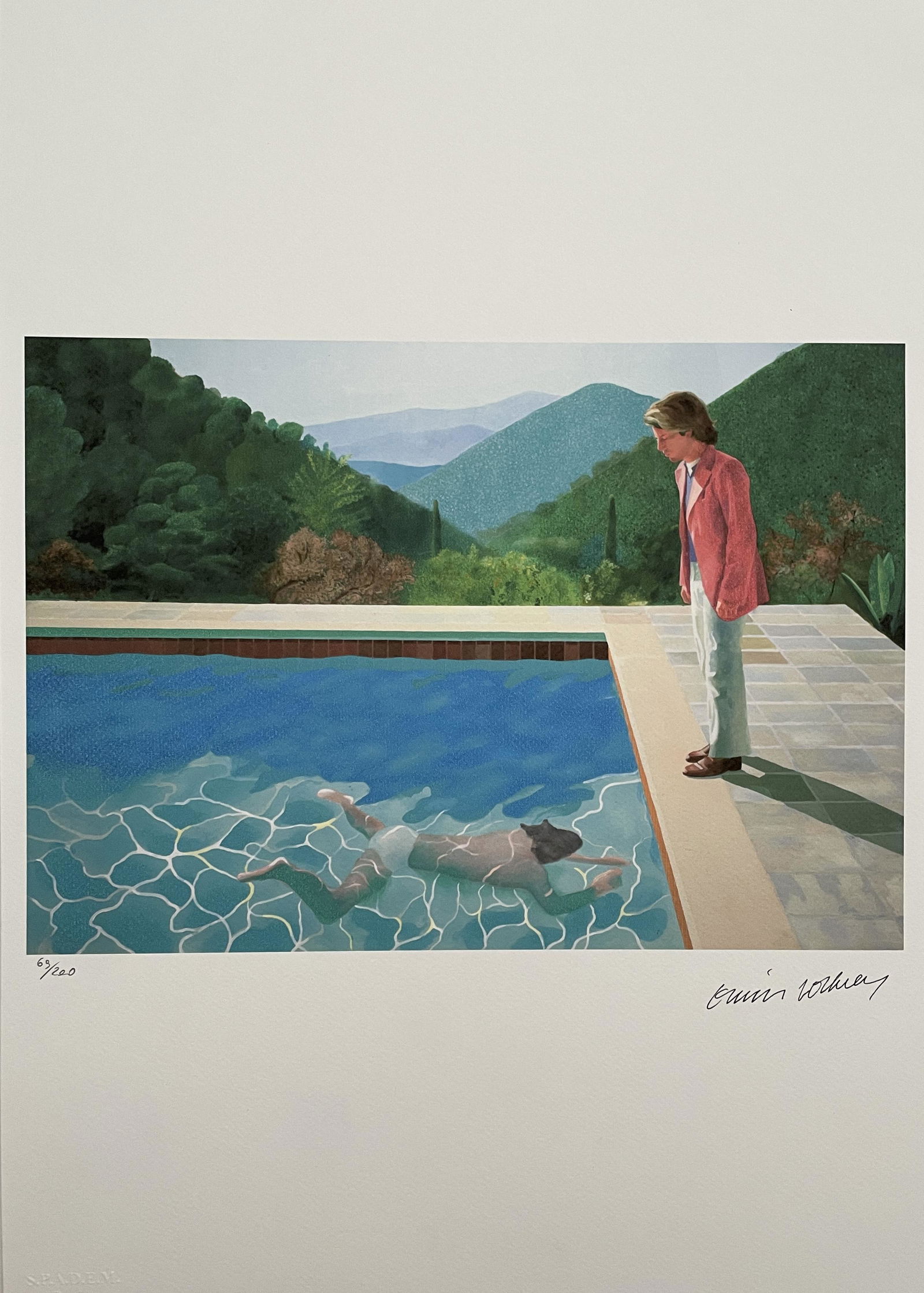 David Hockney - Signed & Numbered, Lithograph (1 of 10)