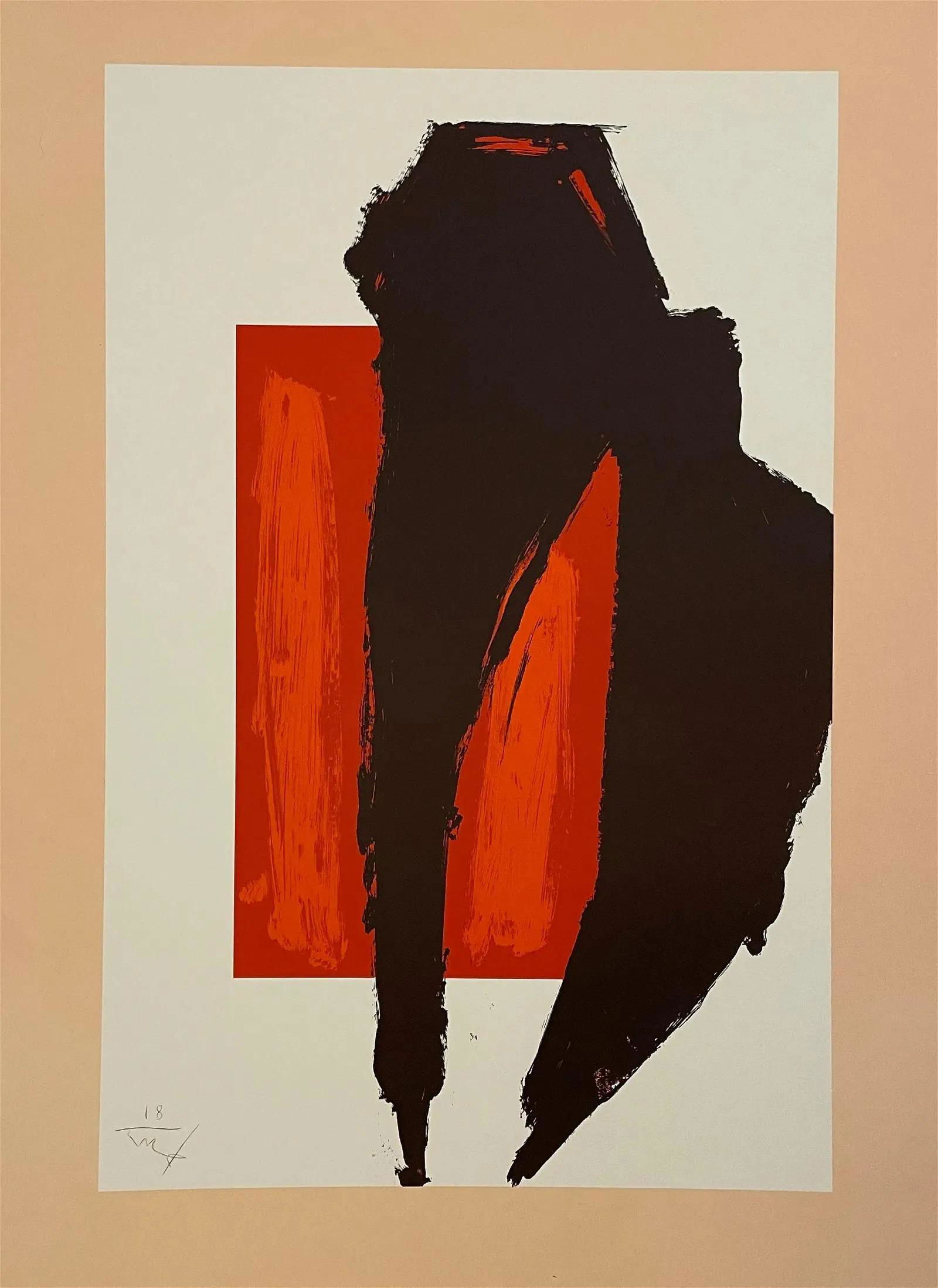 Robert Motherwell - Untitled - Lithograph (1 of 5)