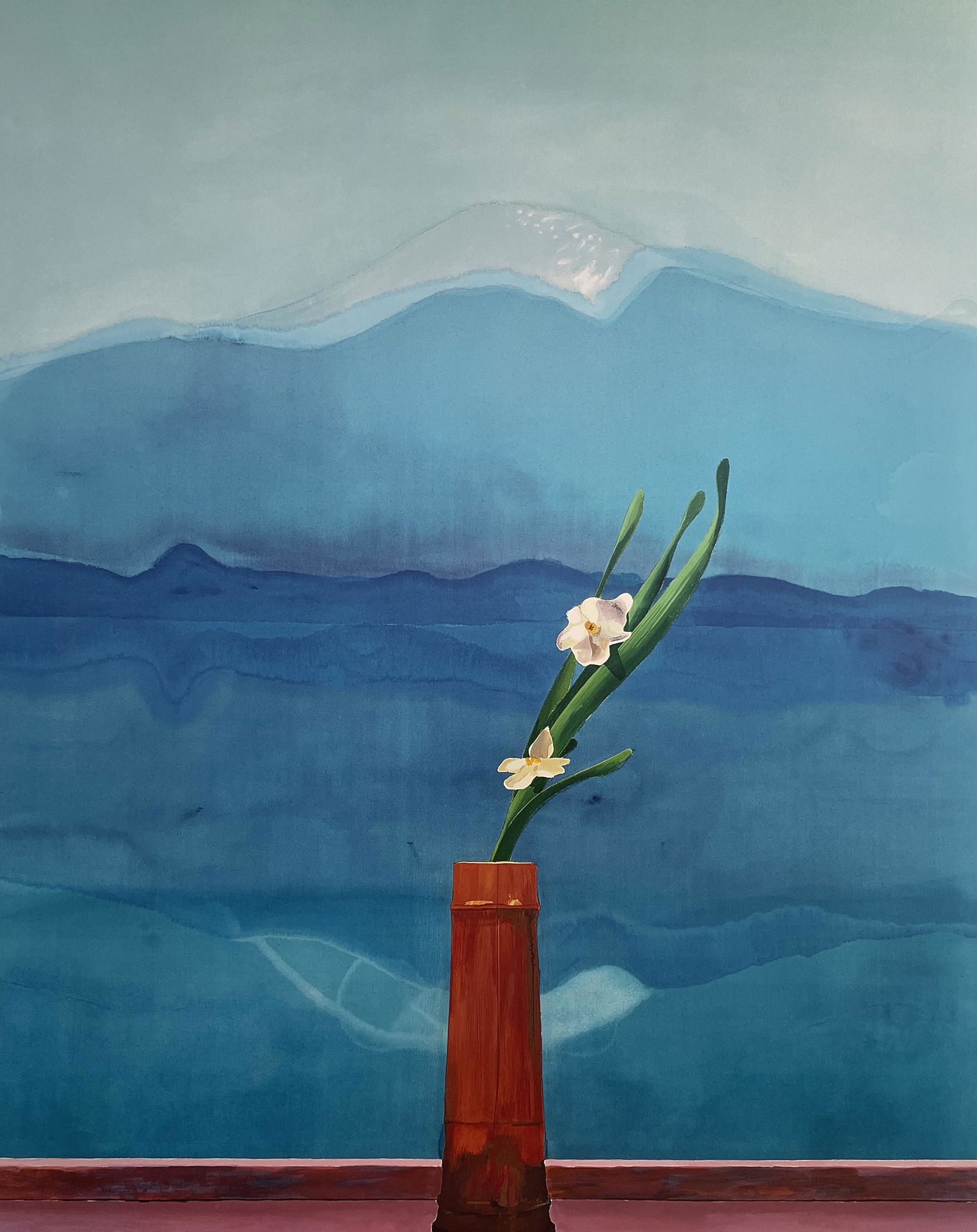 David Hockney - Mount Fuji and Flowers, 1972 - Offset Lithograph (1 of 10)