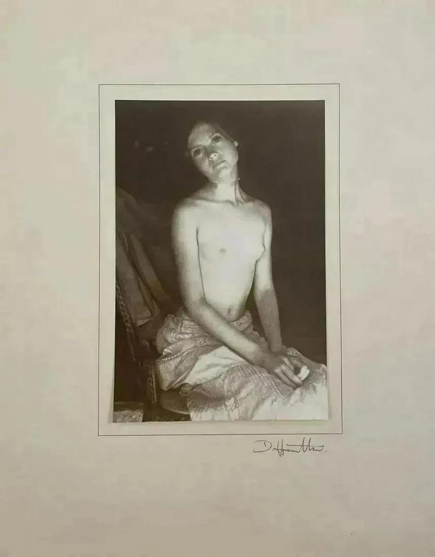 David Hamilton - Untitled, Hand Signed: DAVID HAMILTON (1933-2016) Untitled, Hand signed to the bottom right Limited Print 11 3/4" x 14 3/4"