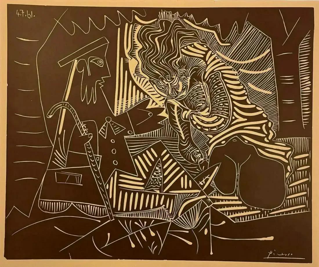 Pablo Picasso - Untitled - Offset Lithograph (1 of 6)