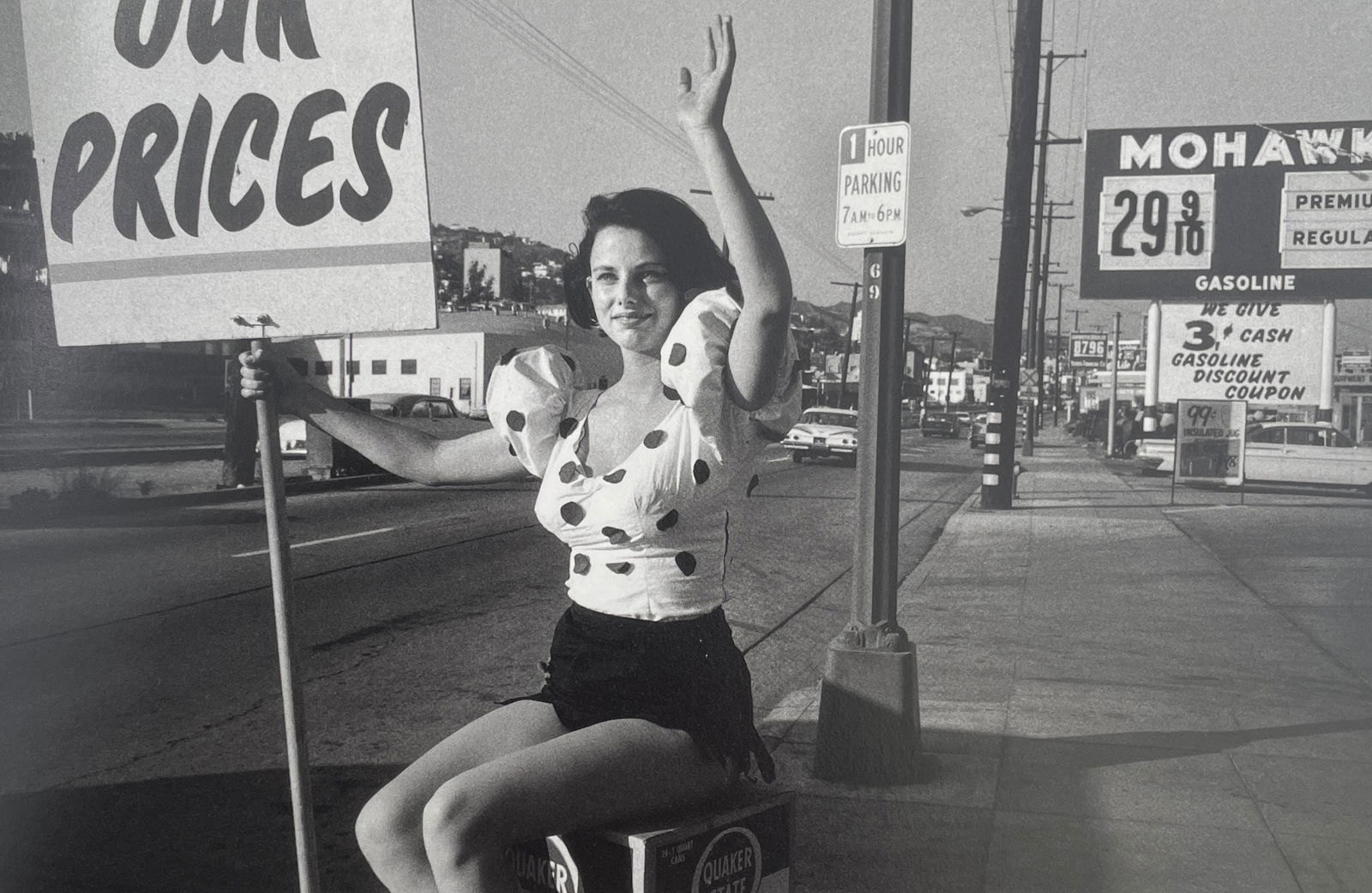 Bruce Davidson - Los Angeles, 1964: BRUCE DAVIDSON (B.1933) Title - Los Angeles, 1964 Type of Print - Print in Colors Estimated Image Size - 9" x 6" Bruce Davidson is an American photographer known for capturing images of communities an