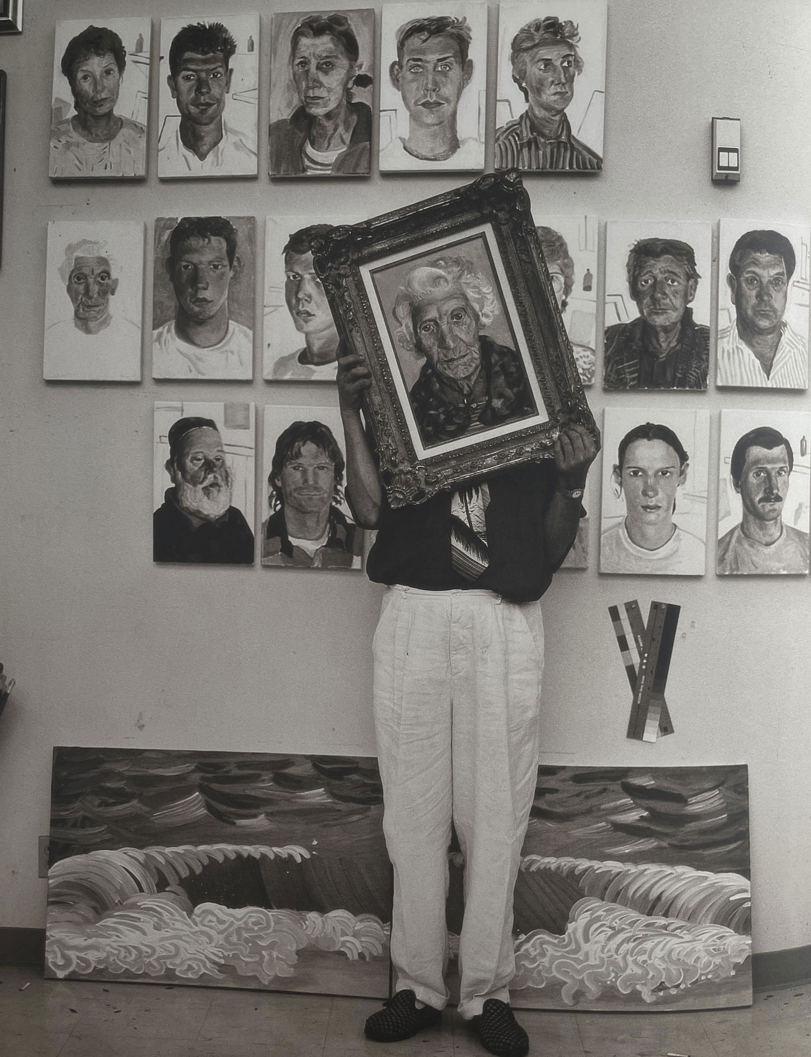 Herb Ritts - David Hockney, Los Angeles, 1989 (1 of 1)