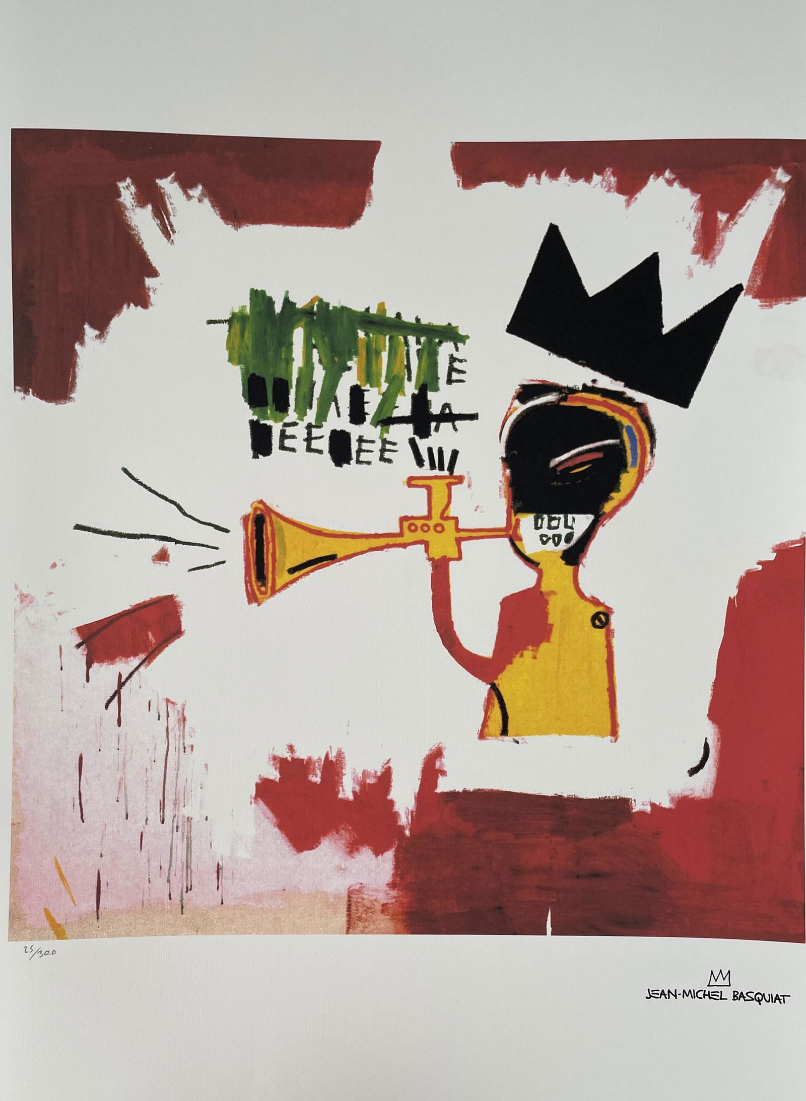 After Jean Michel Basquiat - Signed and Numbered, Lithograph (1 of 12)
