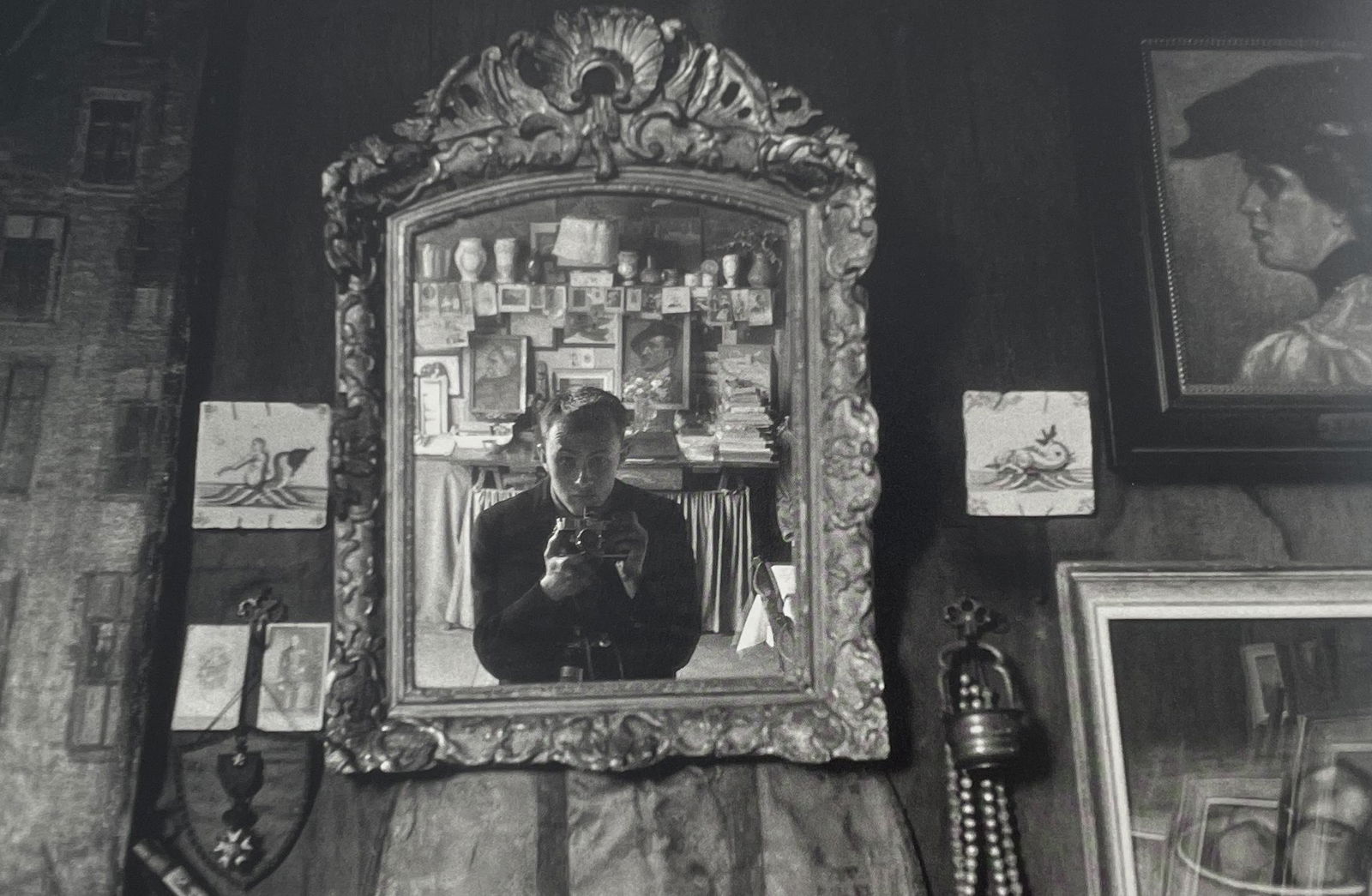 Bruce Davidson - The Widow of Montmartre, 1956: BRUCE DAVIDSON (B.1933) Title - The Widow of Montmartre, 1956 Type of Print - Print in Colors Approximate Image Size - 9 1/2" x 6 1/2" Bruce Davidson is an American photographer known for capturing im