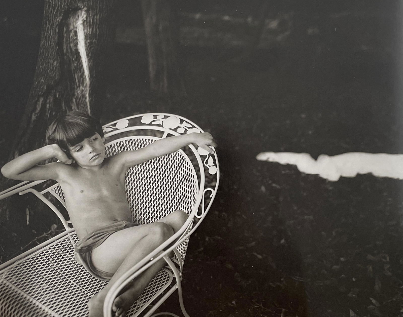 Sally Mann - Emmett, 1985: SALLY MANN (B.1959) Title - Emmett, 1985 Type of Print - Print in Colors Approximate Image Size - 9 1/2" x 8" Sally Mann is an American photographer known for her black-and-white portraits of her fami