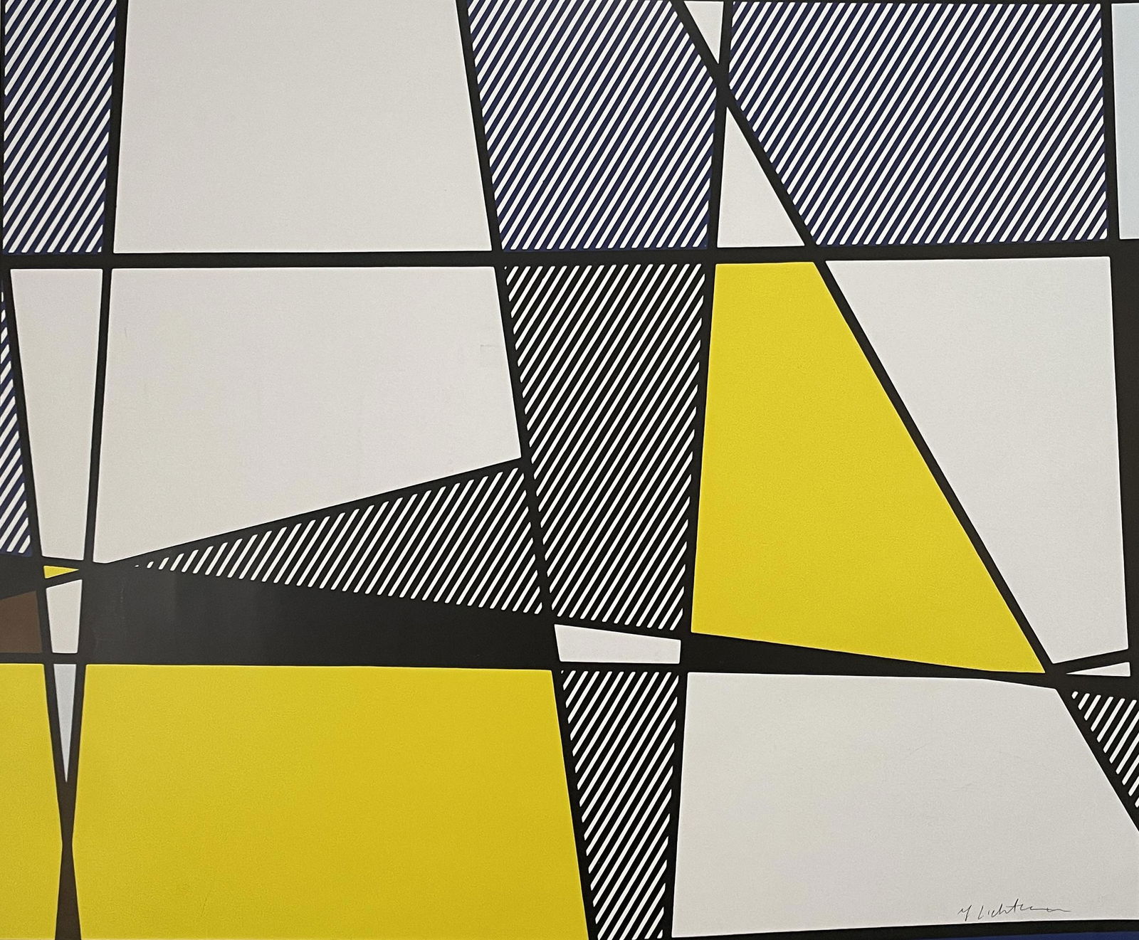 Roy Lichtenstein - Cow Going Abstract - Hand Signed (1 of 7)