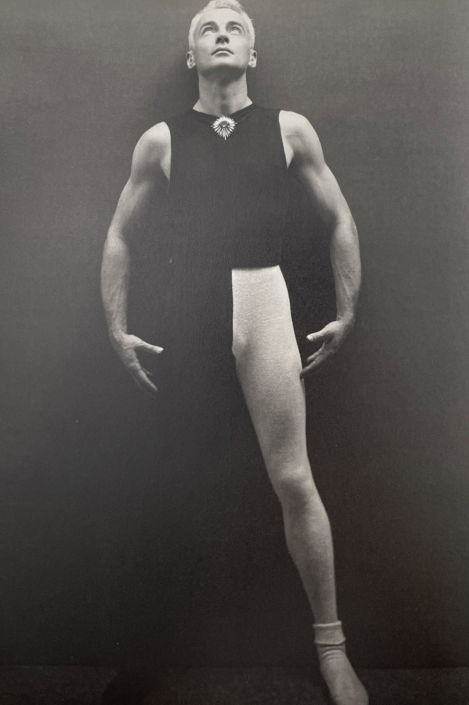 George Platt Lynes - Self-Portrait in Harlequin Costume, 1945: GEORGE PLATT LYNES (1907-1955) Title - Self-Portrait in Harlequin Costume, 1945 Type of Print - Print in Colors Approximate Image Size - 12" x 8" George Platt Lynes was an American fashion photographe