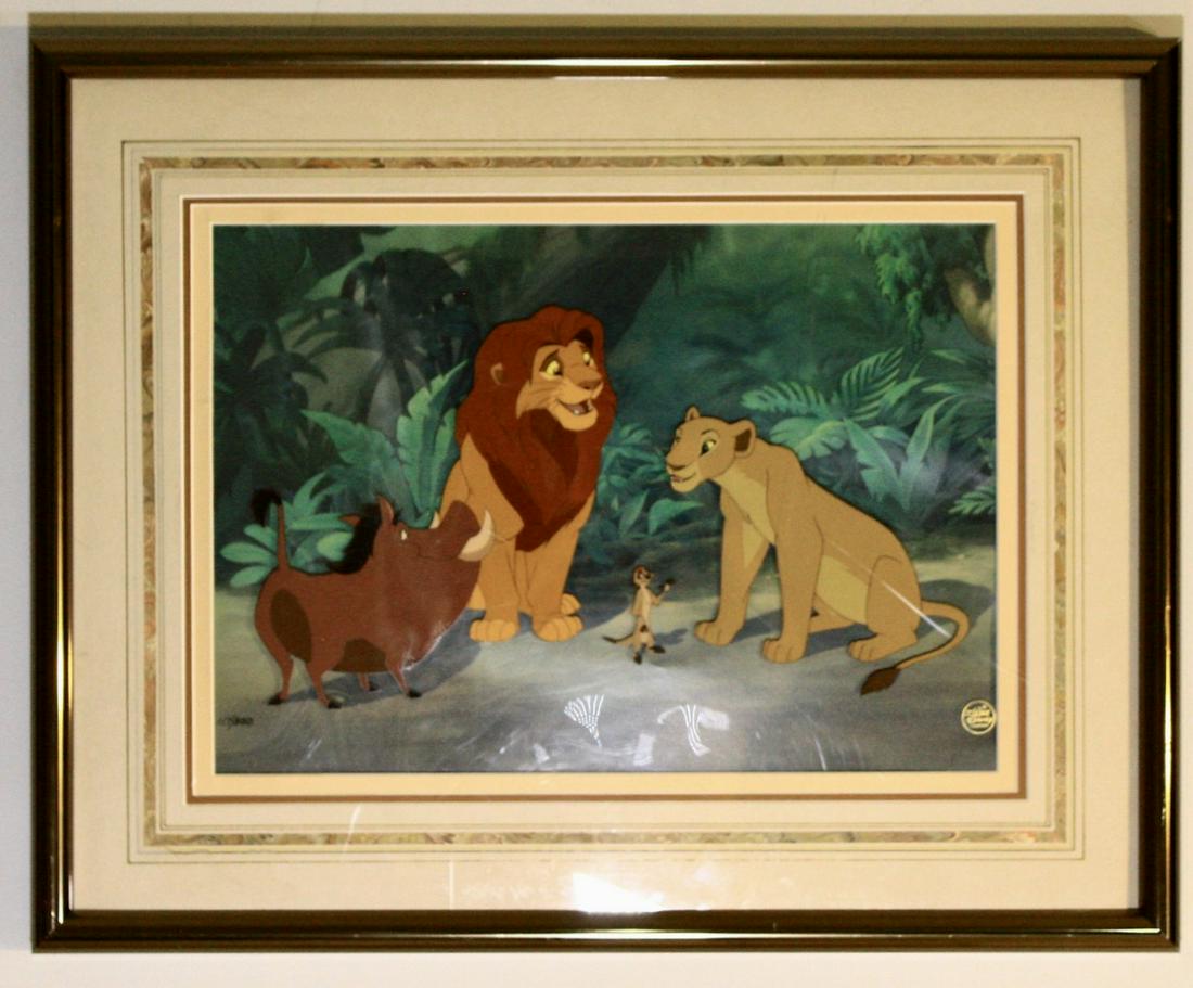 Walt Disney - Lion King, Hand Painted Cel w/ COA (1 of 8)