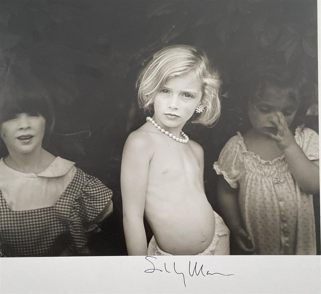 Sally Mann - Jessie At 5, 1987 - Hand Signed: SALLY MANN (B. 1951) Jessie at 5, 1987 Print in Colors Hand Signed towards the bottom 9 1/2" x 10"