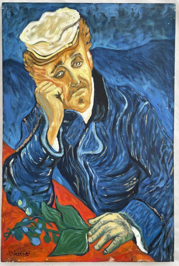 After Vincent Van Gogh - Original Oil Painting, Undated (1 of 13)
