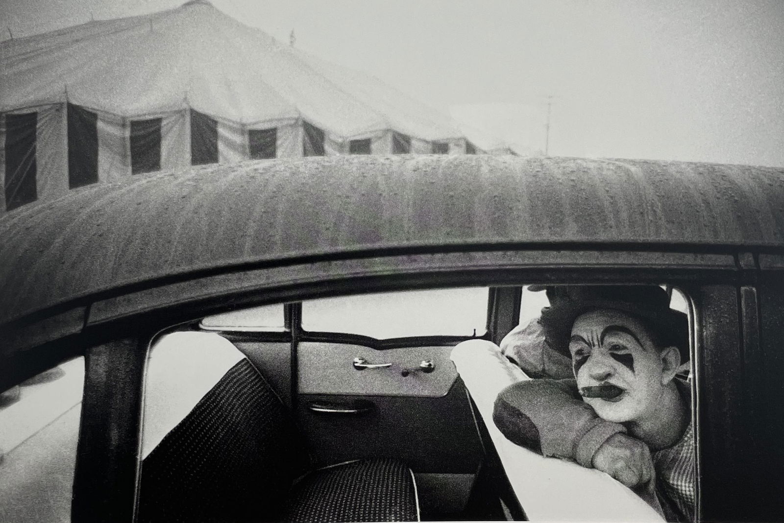 Bruce Davidson - The Dwarf and The Clyde Beatty Circus, 1958: BRUCE DAVIDSON (B.1933) Title - The Dwarf and The Clyde Beatty Circus, 1958 Type of Print - Print in Colors Approximate Image Size - 9 1/2" x 6 1/2" Bruce Davidson is an American photographer known fo
