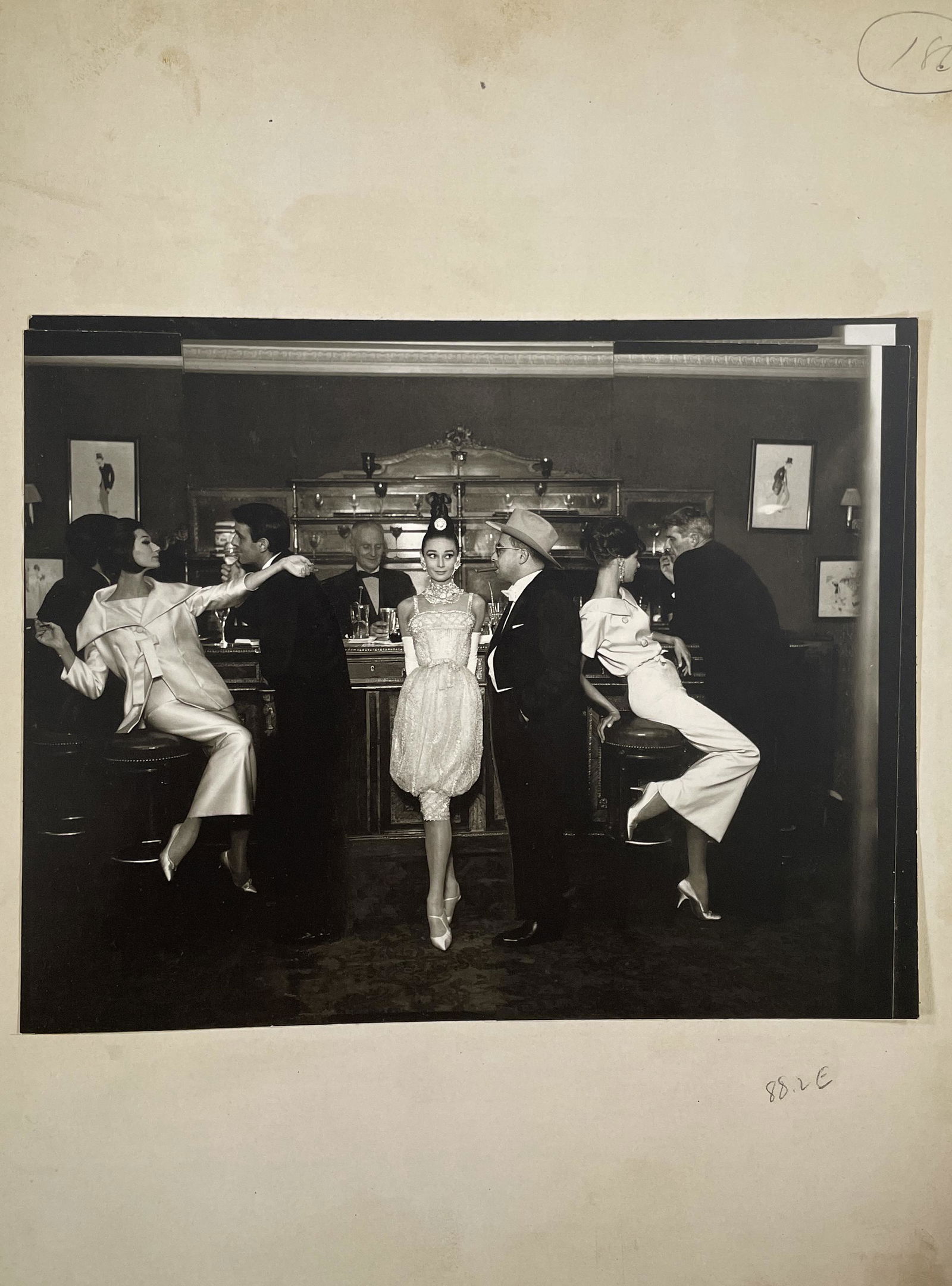 Richard Avedon - Audrey Hepburn, Art Buchwald, Barbara Mullen, 1959 (1 of 1)