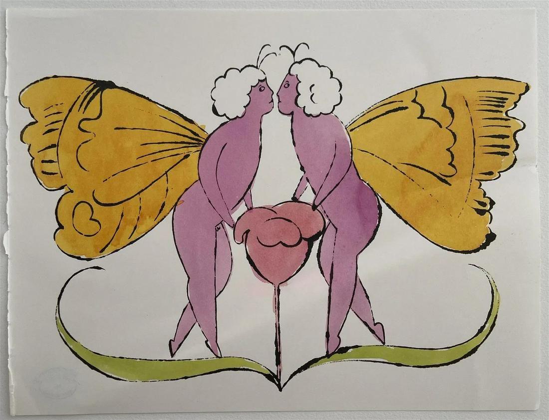 Andy Warhol - Colored Print, Estate Stamped (1 of 7)