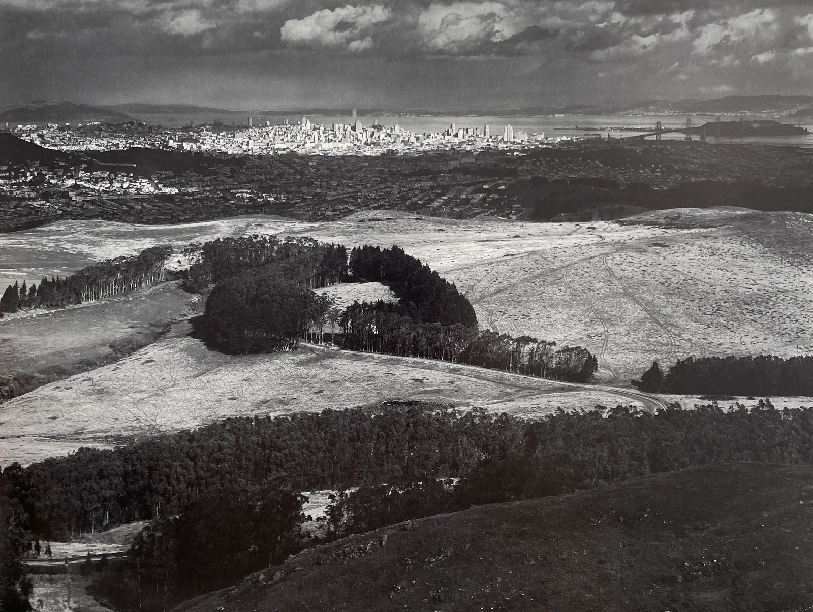 Ansel Adams - San Francisco from San Bruno Mountain, 1953 (1 of 1)