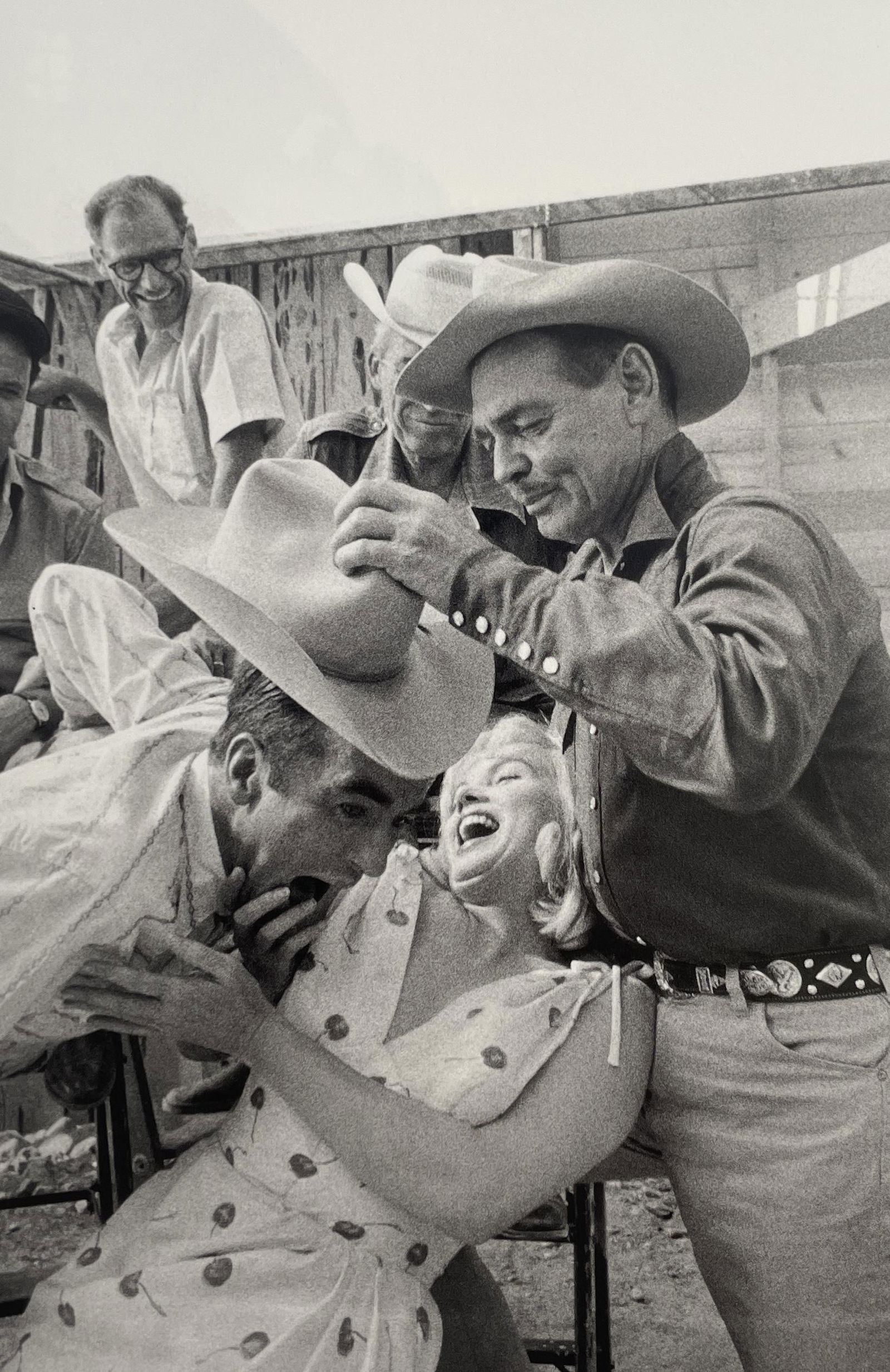 Bruce Davidson - Marilyn Monroe and The Misfits, 1960: BRUCE DAVIDSON (B.1933) Title - Marilyn Monroe and The Misfits, 1960 Type of Print - Print in Colors Approximate Image Size - 9" x 6" Bruce Davidson is an American photographer known for capturing ima