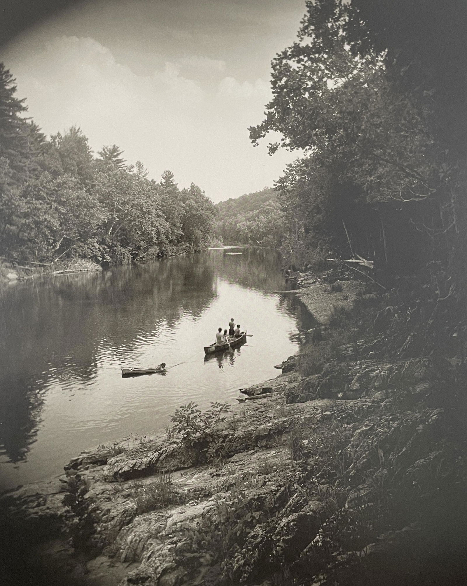 Sally Mann - On the Maury, 1992: SALLY MANN (B.1951) Title - On the Maury, 1992 Type of Print - Print in Colors Estimated Image Size - 9" x 7" Sally Mann is an American photographer known for her black-and-white portraits of her fami