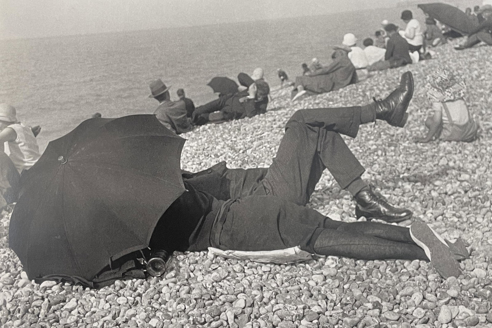 Henri Cartier Bresson - Dieppe, 1926: HENRI CARTIER-BRESSON (1908-2004) Title - Dieppe, 1926 Type of Print - Print in Colors Estimated Image Size - 8 1/2" x 5 1/2" Henri Cartier-Bresson was a French photographer and filmmaker known as a p