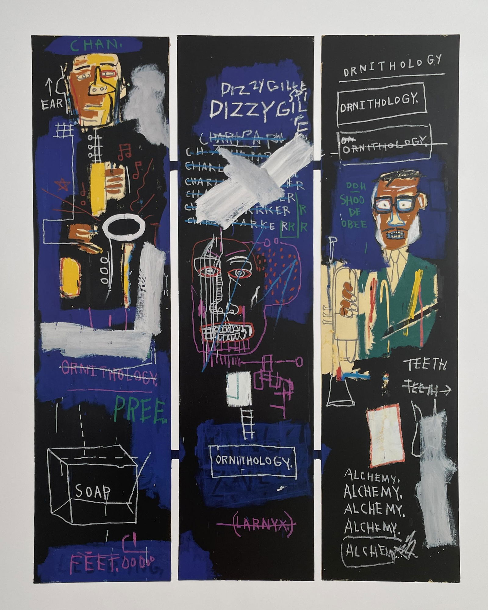 Jean Michel Basquiat - Horn Players, 1983 (1 of 8)