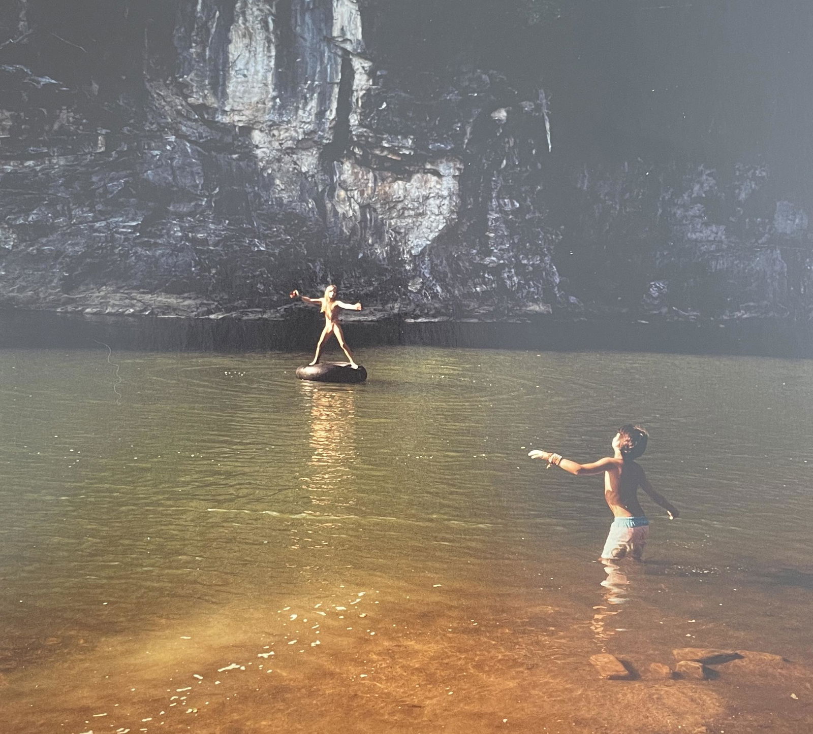 Sally Mann - River Dance, 1991: SALLY MANN (B.1951) Title - River Dance, 1991 Type of Print - Print in Colors Estimated Image Size - 9" x 8" Sally Mann is an American photographer known for her black-and-white portraits of her famil