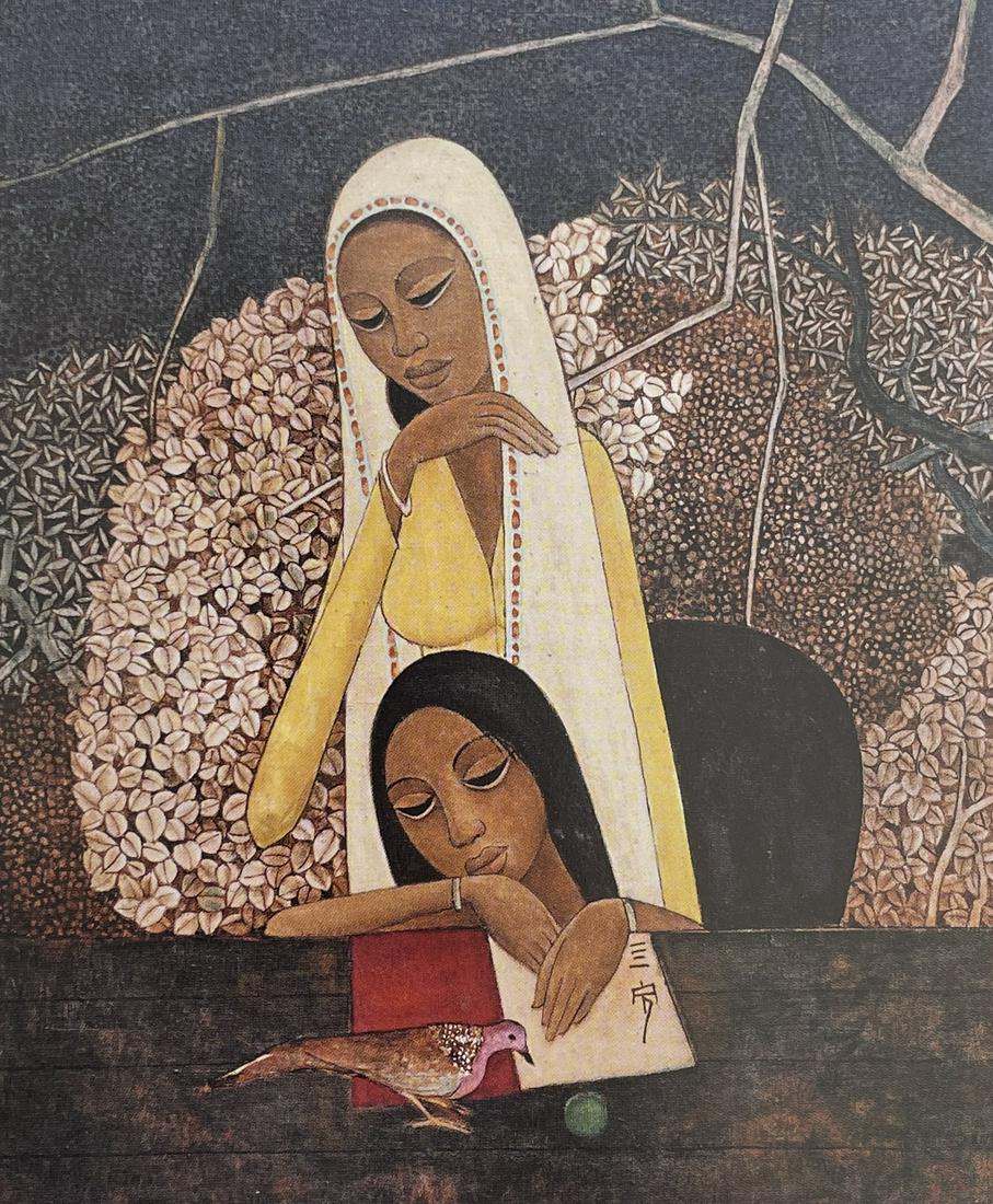 Cheong Soo Pieng - Mother and Daughter, 1975 (1 of 1)