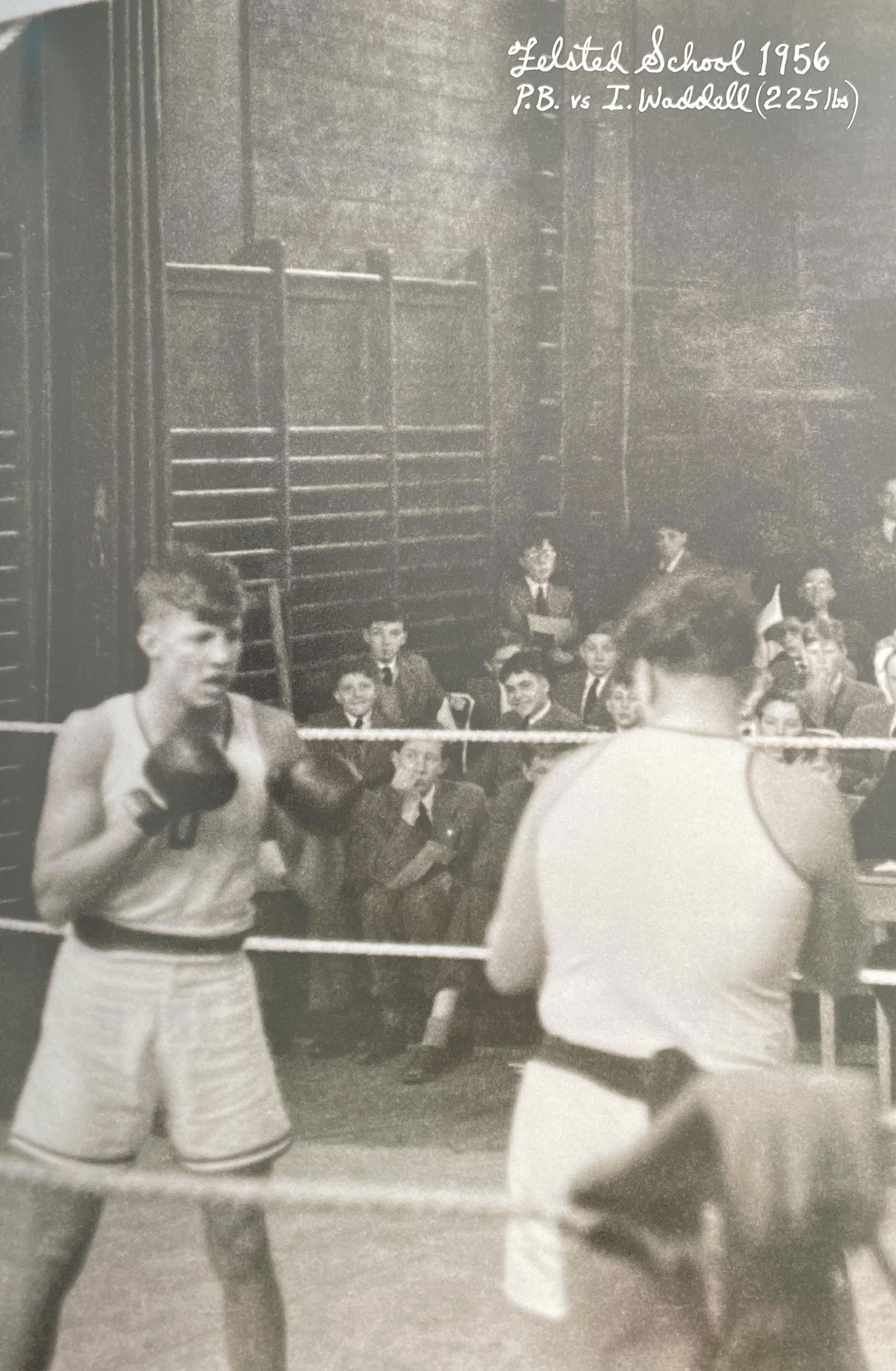 Peter Beard - P.B. vs I. Waddell, 1956: PETER BEARD (1938-2020) Title - P.B. vs I. Waddell, 1956 Type of Print - Print in Colors Estimated Image Size - 12" x 8" Peter Beard was an American photographer best known for his documentary images