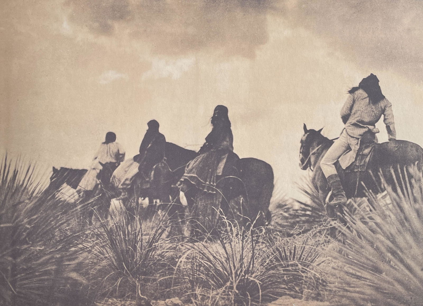 Edward Curtis - The Storm Apache, Print (1 of 1)