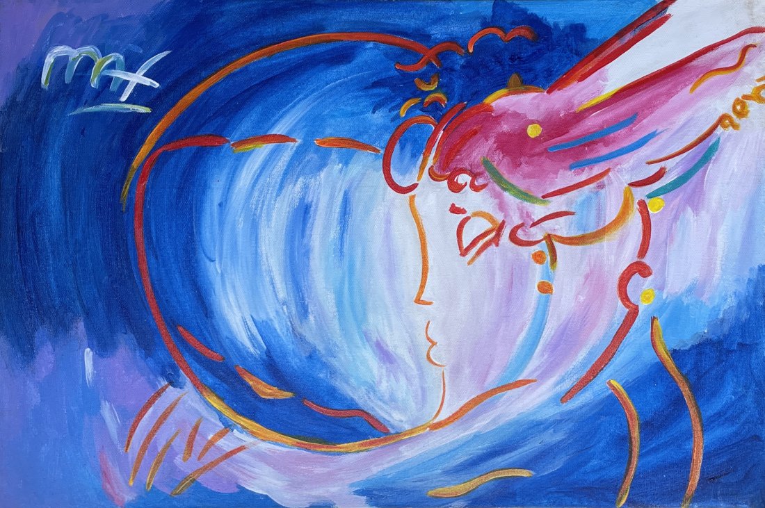 After Peter Max - Original Oil Painting, Untitled (1 of 14)