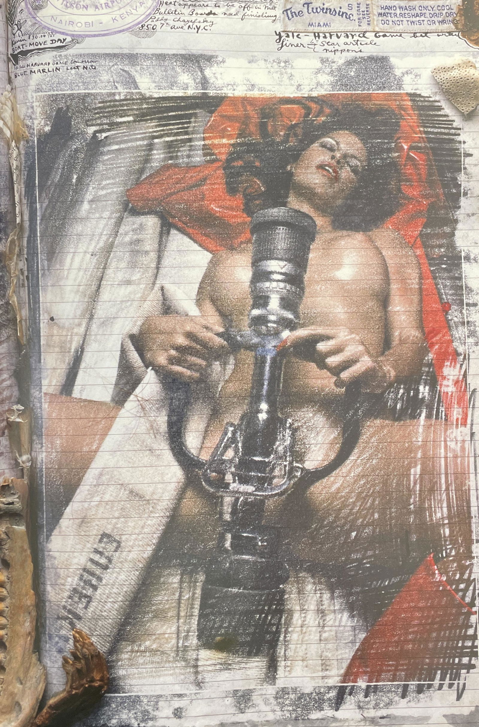 Peter Beard - Untitled: PETER BEARD (1938-2020) Title - Untitled Type of Print - Print in Colors Estimated Image Size - 12" x 8" Peter Beard was an American photographer best known for his documentary images of Africa arrang