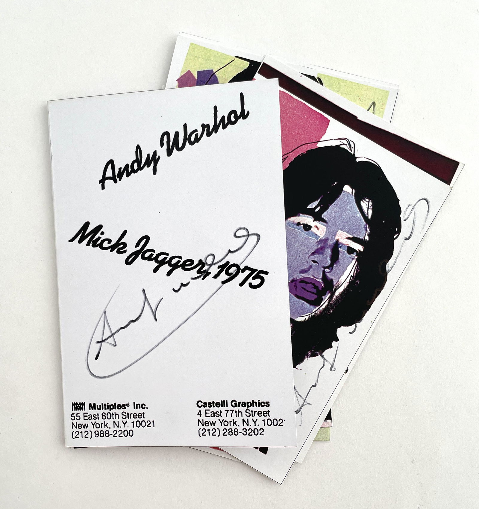 After Andy Warhol - Portfolio of 10 Mick Jagger, 1975 (1 of 19)