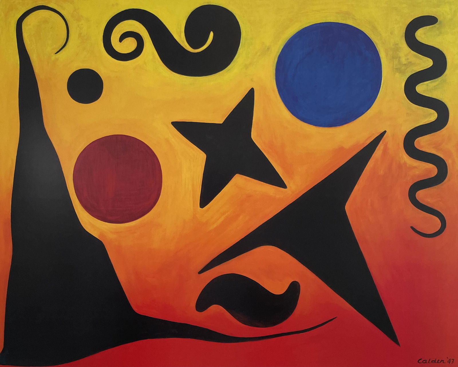 Alexander Calder - Seven Black, Red and Blue, 1947 (1 of 11)