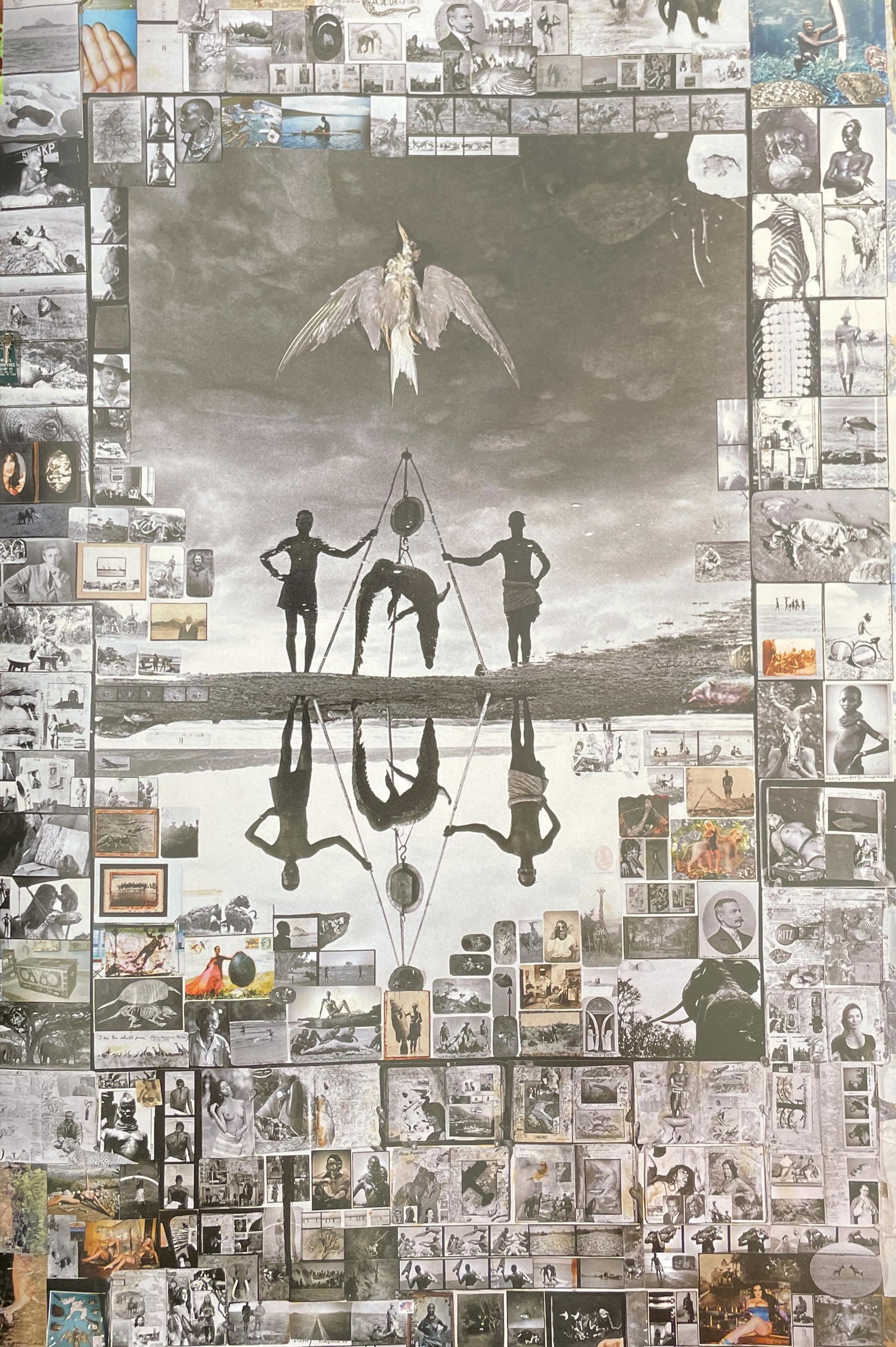 Peter Beard - Untitled: PETER BEARD (1938-2020) Title - Untitled Type of Print - Print in Colors Estimated Image Size - 12" x 8" Peter Beard was an American photographer best known for his documentary images of Africa arrang