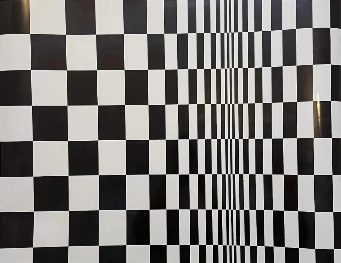 Bridget Riley - Movement in Squares, 1961: BRIDGET RILEY (B. 1931) Movement in Squares, 1961 Offset Lithograph 22 3/4" x 28"