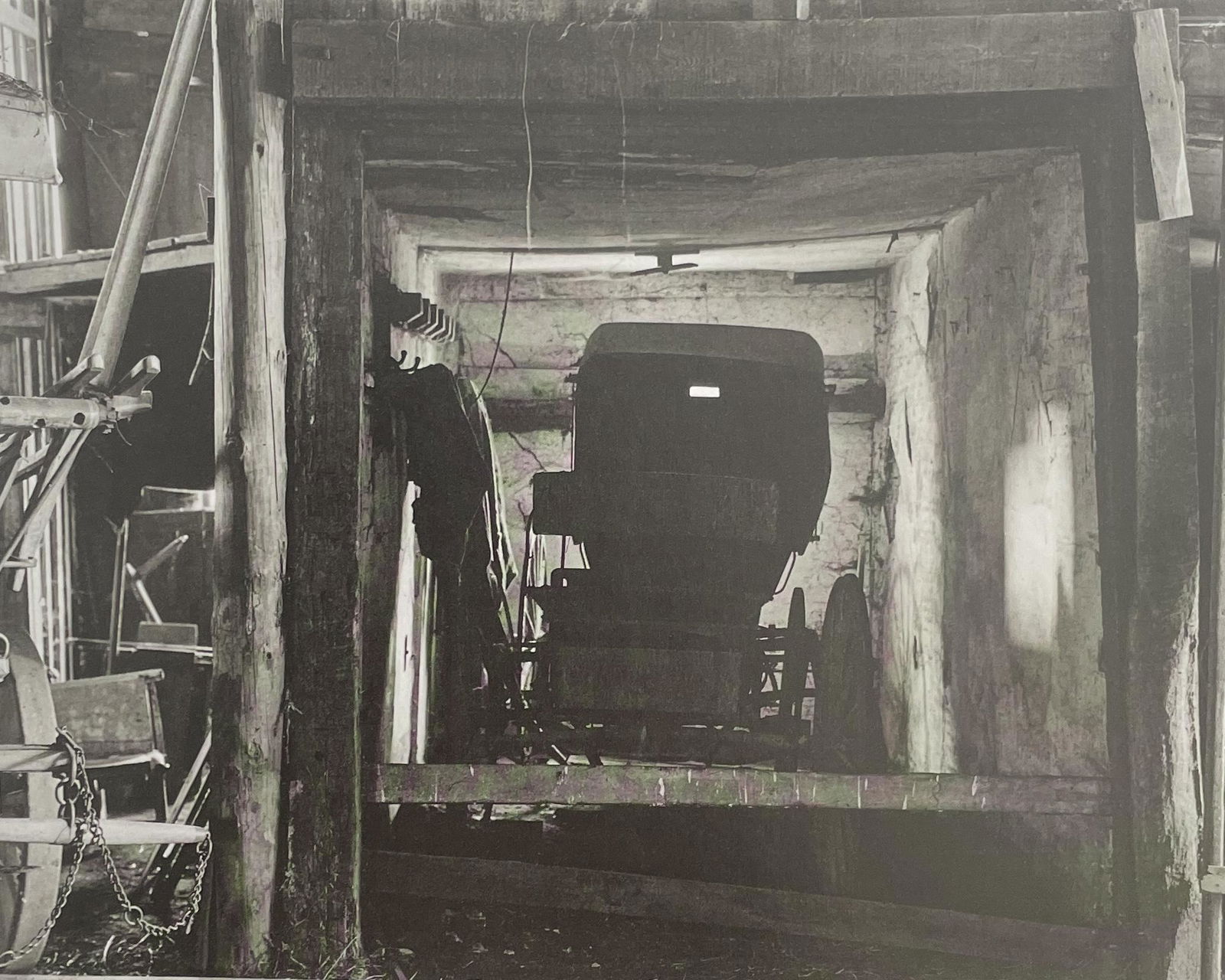 Charles Sheeler - Buggy, 1915: CHARLES SHEELER (1883-1965) Title - Buggy, 1915 Type of Print - Print in Colors Estimated Image Size - 8" x 6 1/2" Charles Sheeler was an American artist known for his involvement in the Precisionism